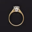 18ct Yellow Gold Diamond Solitaire Ring