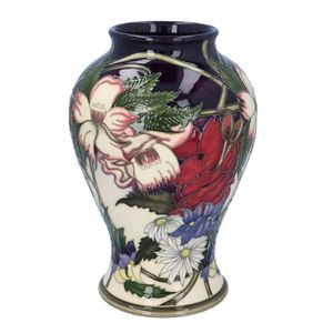 Moorcroft Ophelia Flowers Vase