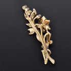 19th Century Diamond Floral Spray Brooch
