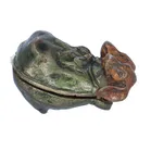 Unusual Bronze Figure of Dachshund Puppies in a Bag