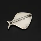 Georg Jensen Silver Fish Brooch