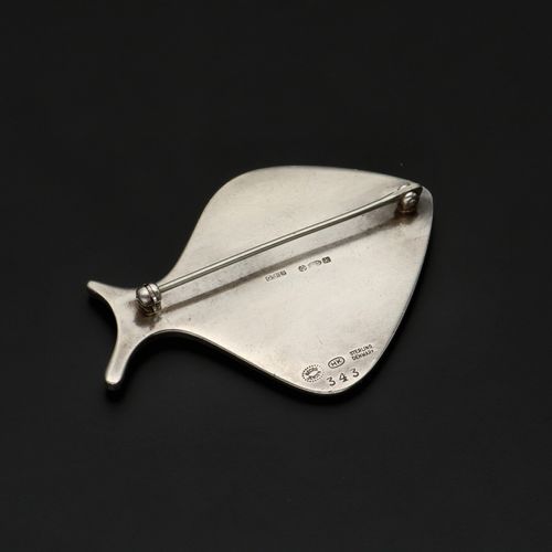 Georg Jensen Silver Fish Brooch image-4