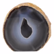 Agaat geode gepolijst 87mm - 360° presentation