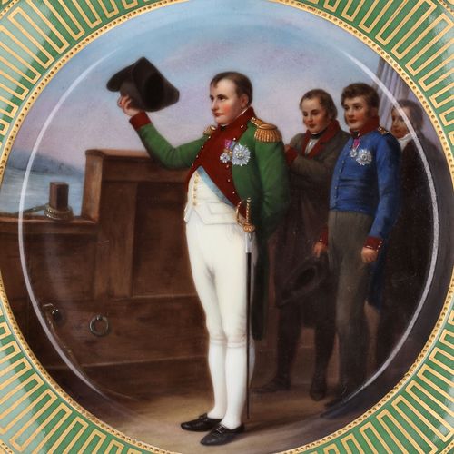 19th Century Hutschenreuther Porcelain Plate featuring Napoleon image-2