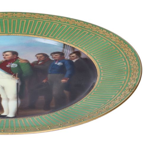 19th Century Hutschenreuther Porcelain Plate featuring Napoleon image-4