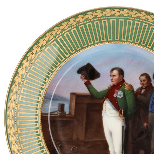 19th Century Hutschenreuther Porcelain Plate featuring Napoleon image-3