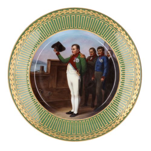 19th Century Hutschenreuther Porcelain Plate featuring Napoleon image-1