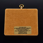 Vintage plaque by Peter Bates, 'The Arab Tent' by Sir Edwin Landseer