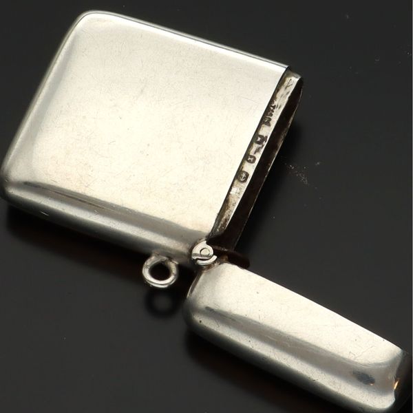 Victorian Silver and 9ct Gold Vesta Case