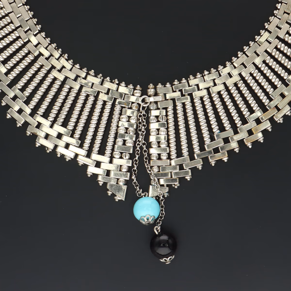 Vintage Jakob Bengel Brickwork Necklace