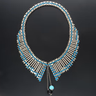 Vintage Jakob Bengel Brickwork Necklace