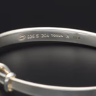 Iconic Danish Sterling Silver Torun 204 Bangle