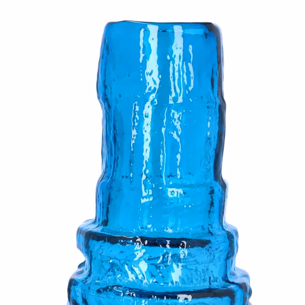 Whitefriars Kingfisher Blue Hooped Vase