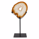 Agaat schijf op standaard nr10 - 360° presentation