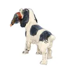 Cold Painted Bronze Dog