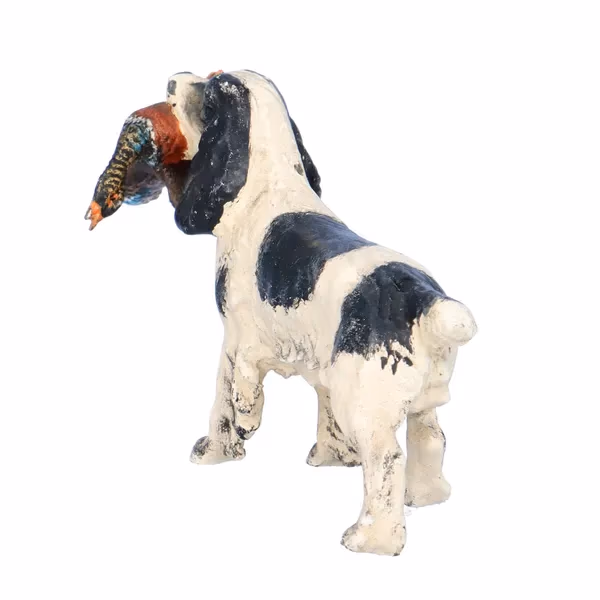 Cold Painted Bronze Dog