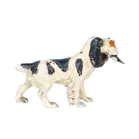 Cold Painted Bronze Dog