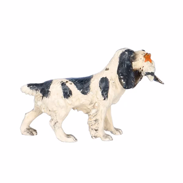 Cold Painted Bronze Dog