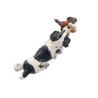 Cold Painted Bronze Dog