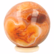 Carneool bol 53mm - 360° presentation