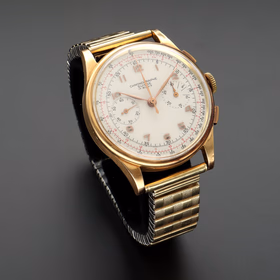 18ct Gold Vintage Suisse Chronograph