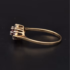 9ct Yellow Gold Ruby & Diamond Ring