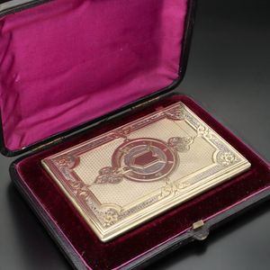 19th Century Silver and Gilt Card Case