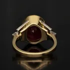 18ct Gold Ruby and Diamond Ring