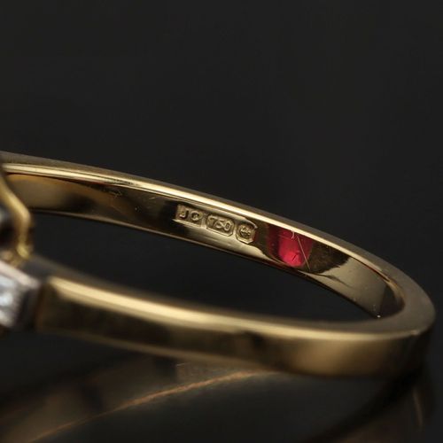 18ct Gold Ruby and Diamond Ring image-4