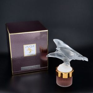 Lalique Flacon Collection 2003 Falcon Mascot Perfume Bottle