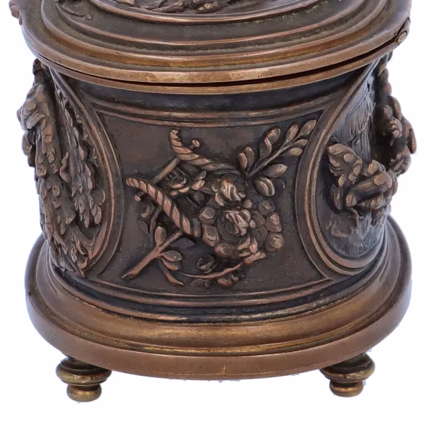 Louis Theophile Hingre Bronze Casket