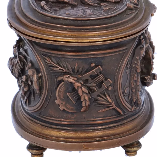 Louis Theophile Hingre Bronze Casket