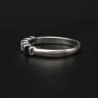 18ct White Gold Sapphire and Diamond Ring