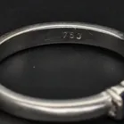 18ct White Gold Sapphire and Diamond Ring