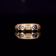 360° view of The Antique Victorian 1892 Sapphire And Diamond Ring