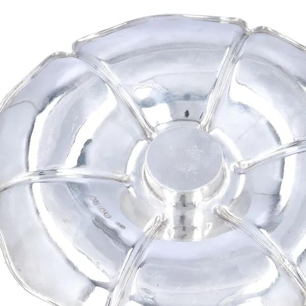 Victorian Cut Glass and Silver Inkwell