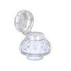 Victorian Cut Glass and Silver Inkwell