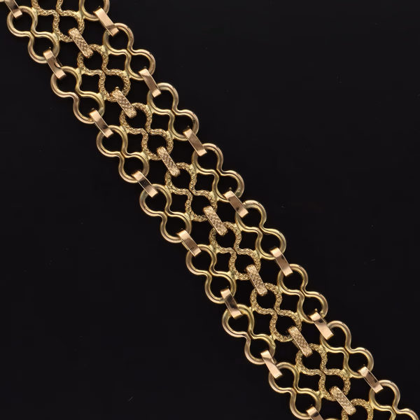 9ct Gold Fancy Link Bracelet