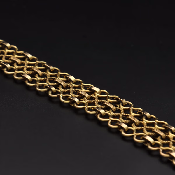9ct Gold Fancy Link Bracelet