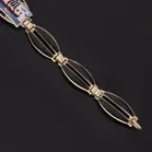 Aksel Holmsen Norwegian Vermeil Silver and Enamel Bracelet