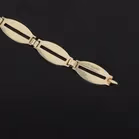 Aksel Holmsen Norwegian Vermeil Silver and Enamel Bracelet
