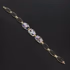 Aksel Holmsen Norwegian Vermeil Silver and Enamel Bracelet