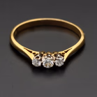 18k Gold Diamond Ring