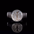 360° view of The Ancient Medieval Giant Eagle Silver Ring