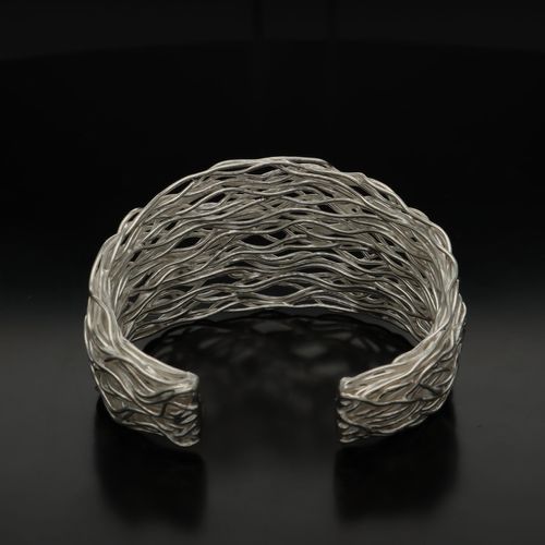 Silver Wire Cuff image-3