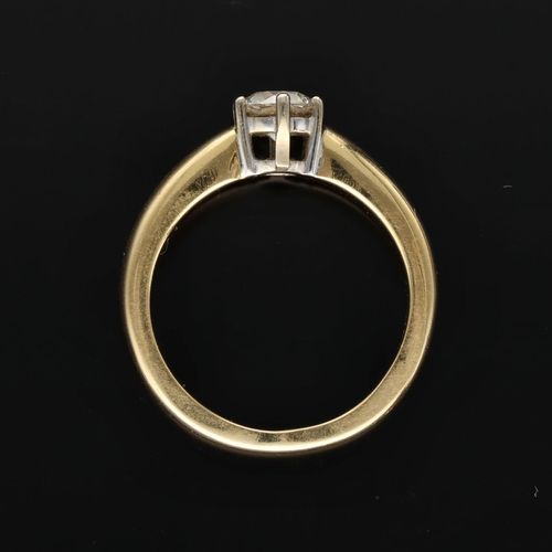 18ct Gold Solitaire Diamond Ring image-5