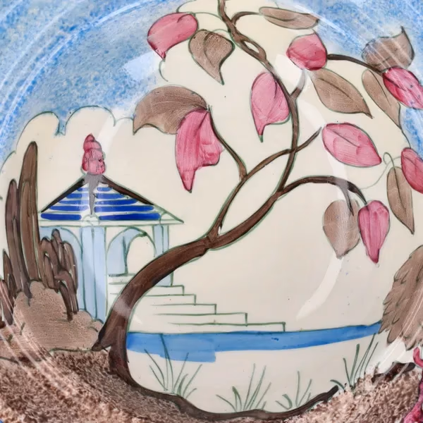 Clarice Cliff Bizarre “Blue Japan” Fruit Dish