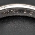 18ct White Gold Georg Jensen Ring