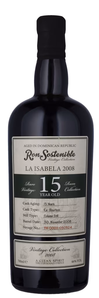RON SOSTENIBLE 15YO 46% A Clean Spirit