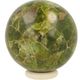 Groene opaal bol 63mm nr2 - 360° presentation